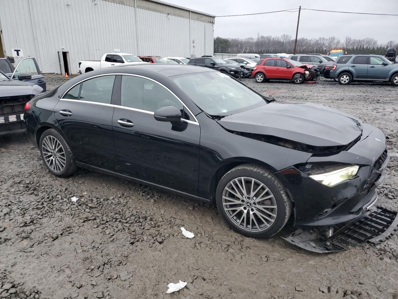 2021 Mercedes-Benz CLA-klasse VIN W1K5J4HB3MN189791 Copart auction photo, front end / minor dent/scratches damage thumbnail 4