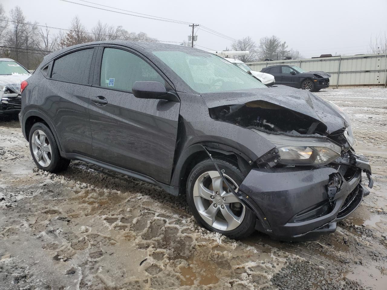 2017 Honda HR-V VIN 3CZRU6H3XHG709355 Copart auction photo, front end damage thumbnail 4