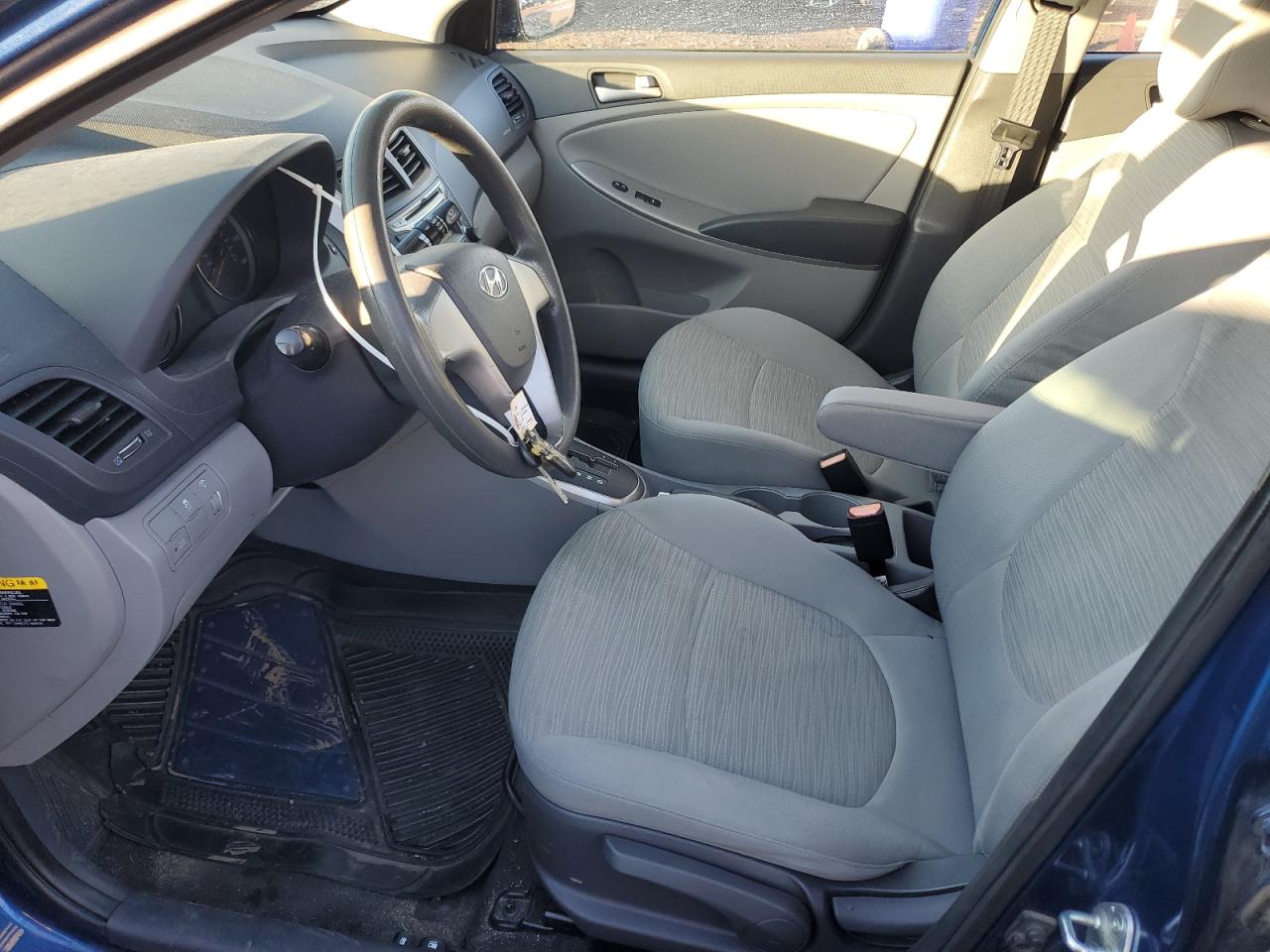 2015 Hyundai Accent VIN KMHCT4AEXFU881857 Copart auction photo, front end damage thumbnail 7