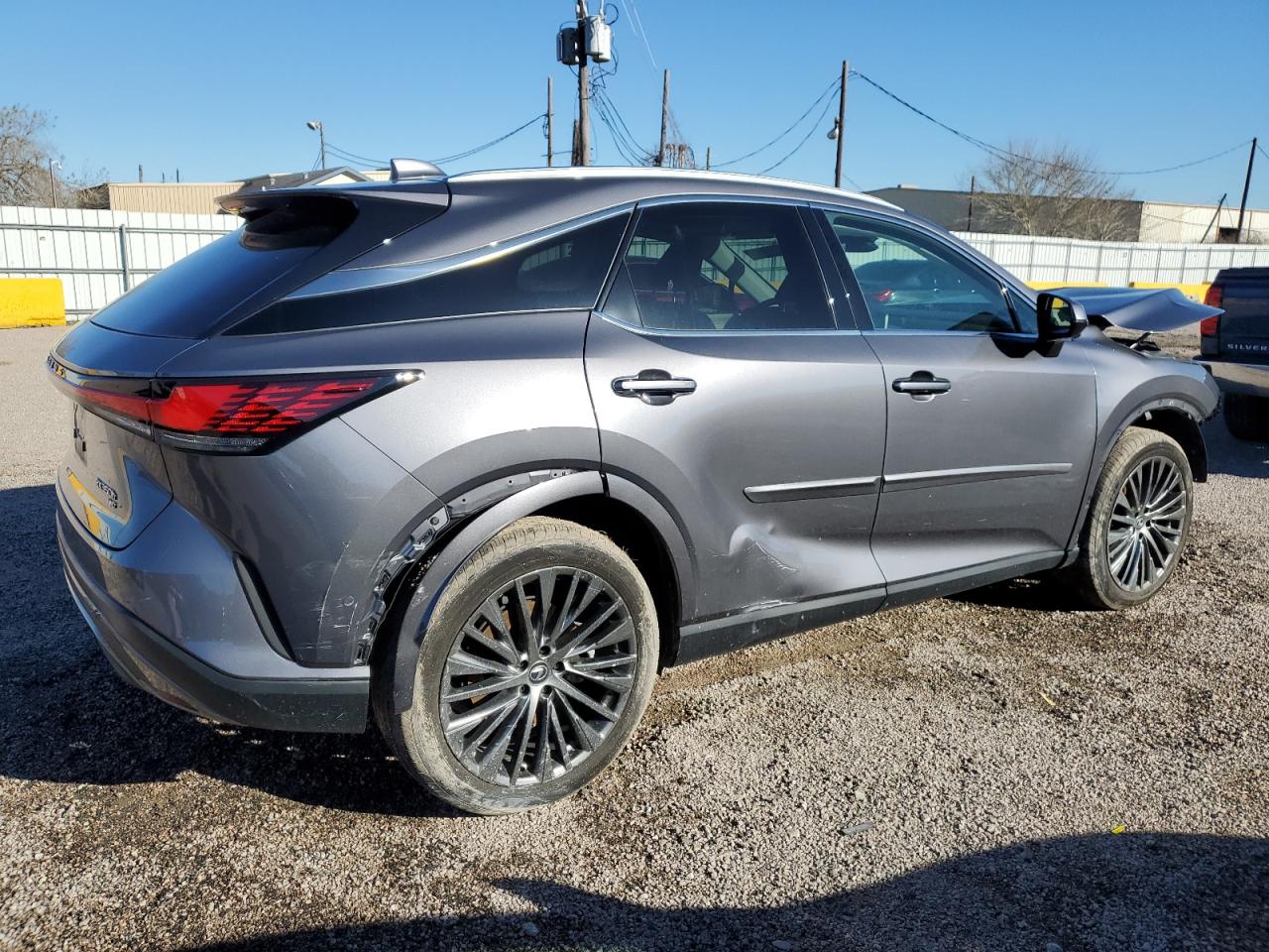 2023 Lexus RX VIN 2T2BBMCAXPC007323 Copart auction photo, front end / side damage thumbnail 3