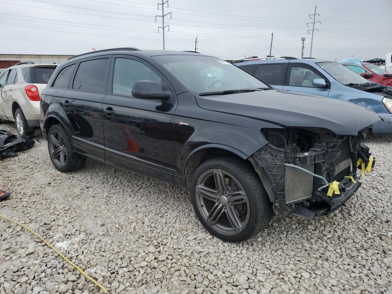 2014 Audi Q7 VIN WA1DGAFE7ED019581 Copart auction photo, front end damage thumbnail 4