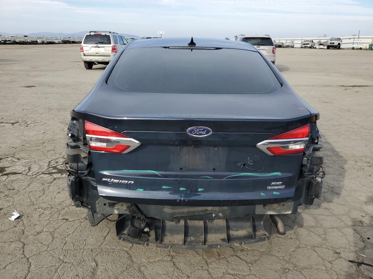 2020 Ford Fusion VIN 3FA6P0LU2LR114192 Copart auction photo, front end damage thumbnail 6