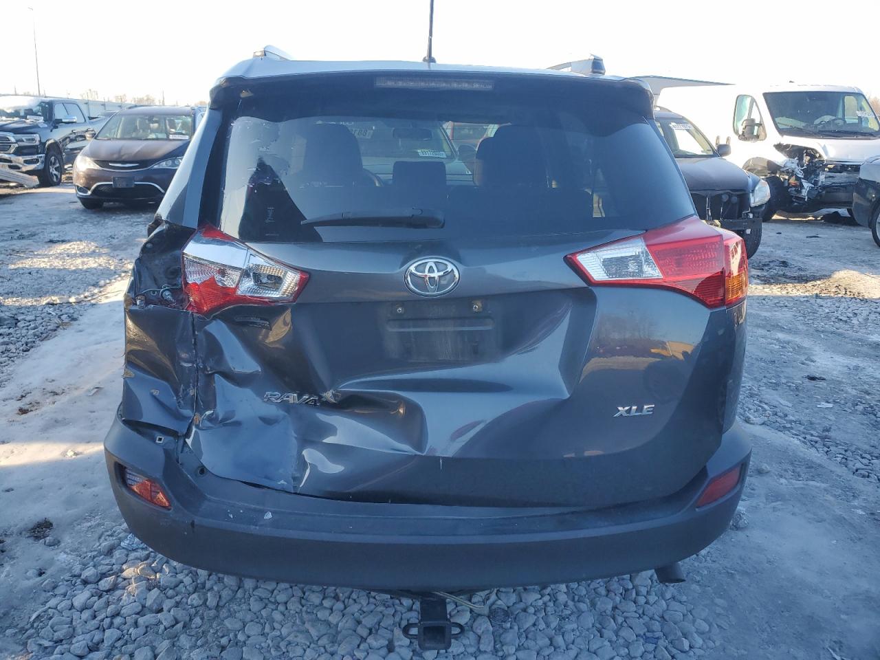 2013 Toyota RAV 4 VIN JTMWFREV1DD011119 Copart auction photo, rear end damage thumbnail 6