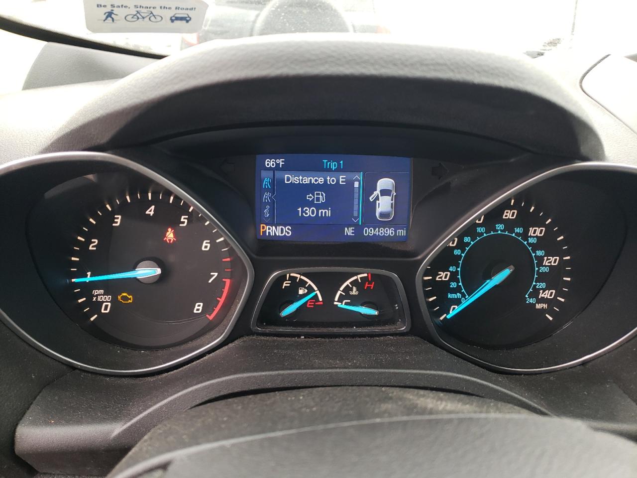 2013 Ford Escape VIN 1FMCU0GXXDUD34518 Copart auction photo, rear end / minor dent/scratches damage thumbnail 9