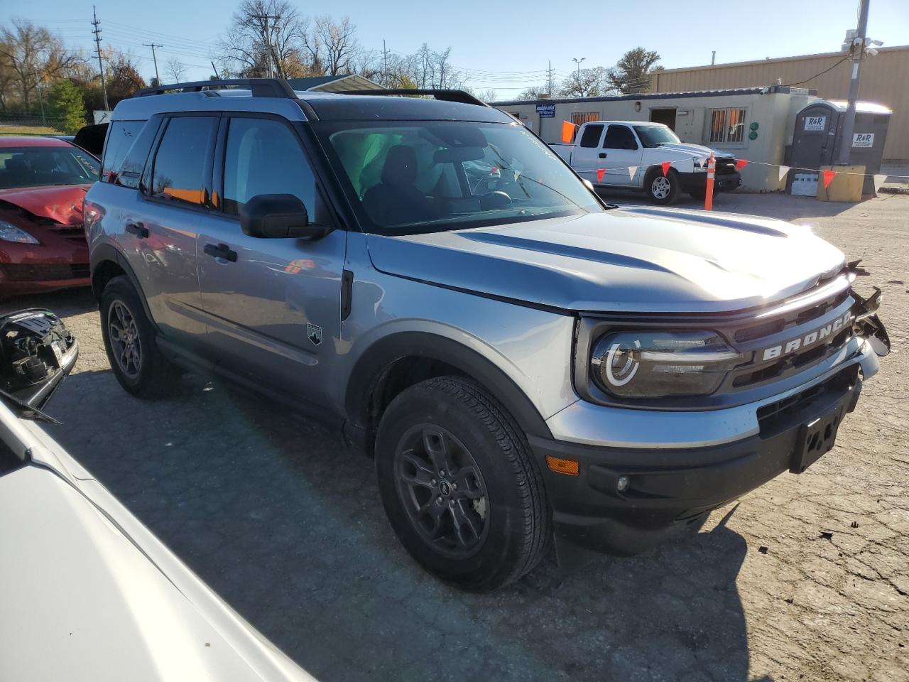 2023 Ford Bronco VIN 3FMCR9B63PRD43738 Copart auction photo, front end damage thumbnail 4