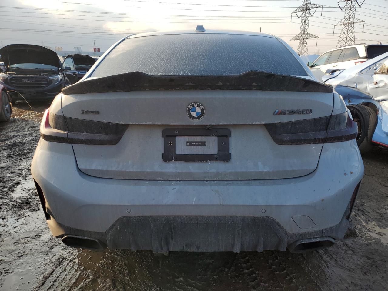 2024 BMW M3 VIN 3MW49FF08R8E53879 Copart auction photo, front end / minor dent/scratches damage thumbnail 6