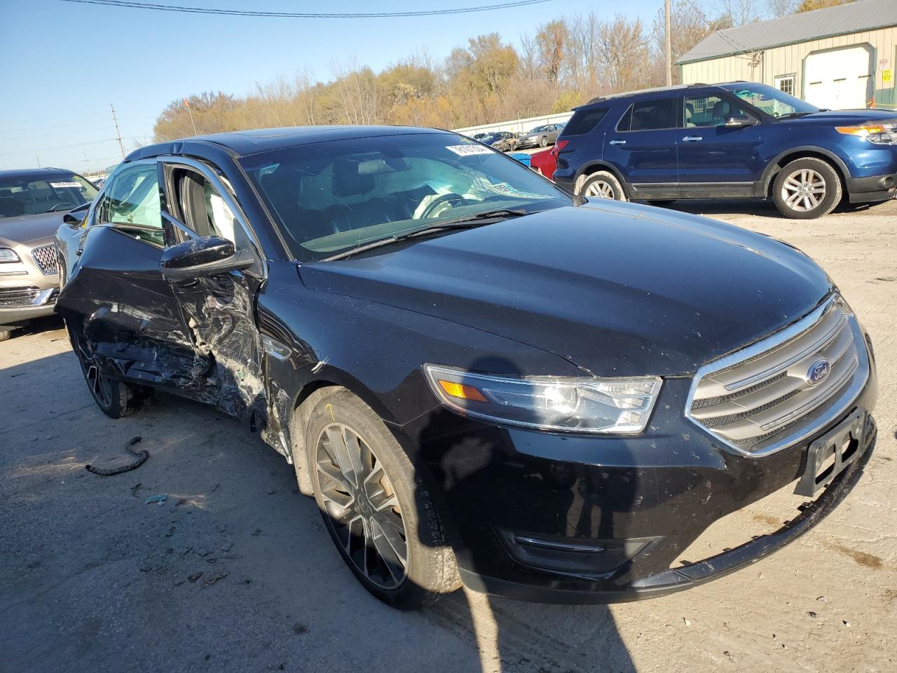 2019 Ford Taurus VIN 1FAHP2E87KG100508 Copart auction photo, side / front end damage thumbnail 4