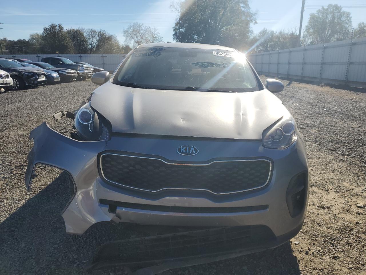 2019 KIA Sportage VIN KNDPM3ACXK7538163 Copart auction photo, front end / undercarriage damage thumbnail 5
