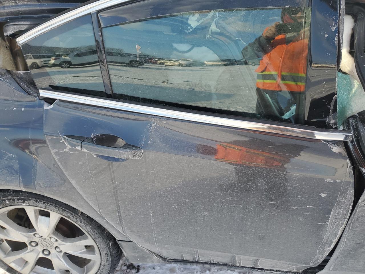 2012 Acura TL VIN 19UUA9F78CA011822 Copart auction photo, top/roof damage thumbnail 10