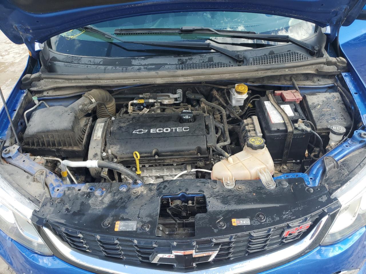 2017 Chevrolet Sonic VIN 1G1JD5SHXH4163308 Copart auction photo, water/flood damage thumbnail 11