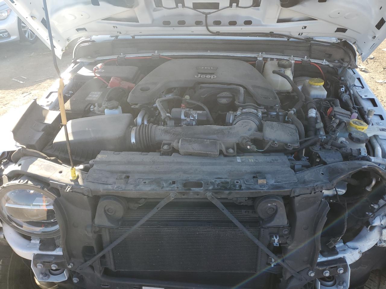 2020 Jeep Wrangler VIN 1C4HJXEG4LW314038 Copart auction photo, front end damage thumbnail 12