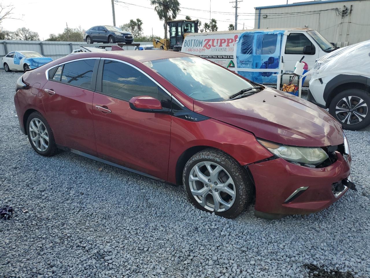 2018 Chevrolet Volt VIN 1G1RB6S58JU108978 Copart auction photo, front end / rear end damage thumbnail 4