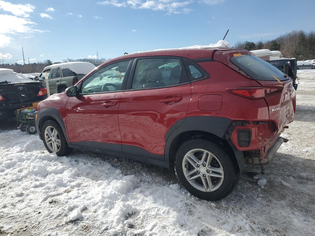 2019 Hyundai Kona VIN KM8K1CAA4KU381485 Copart auction photo, rear end damage thumbnail 2