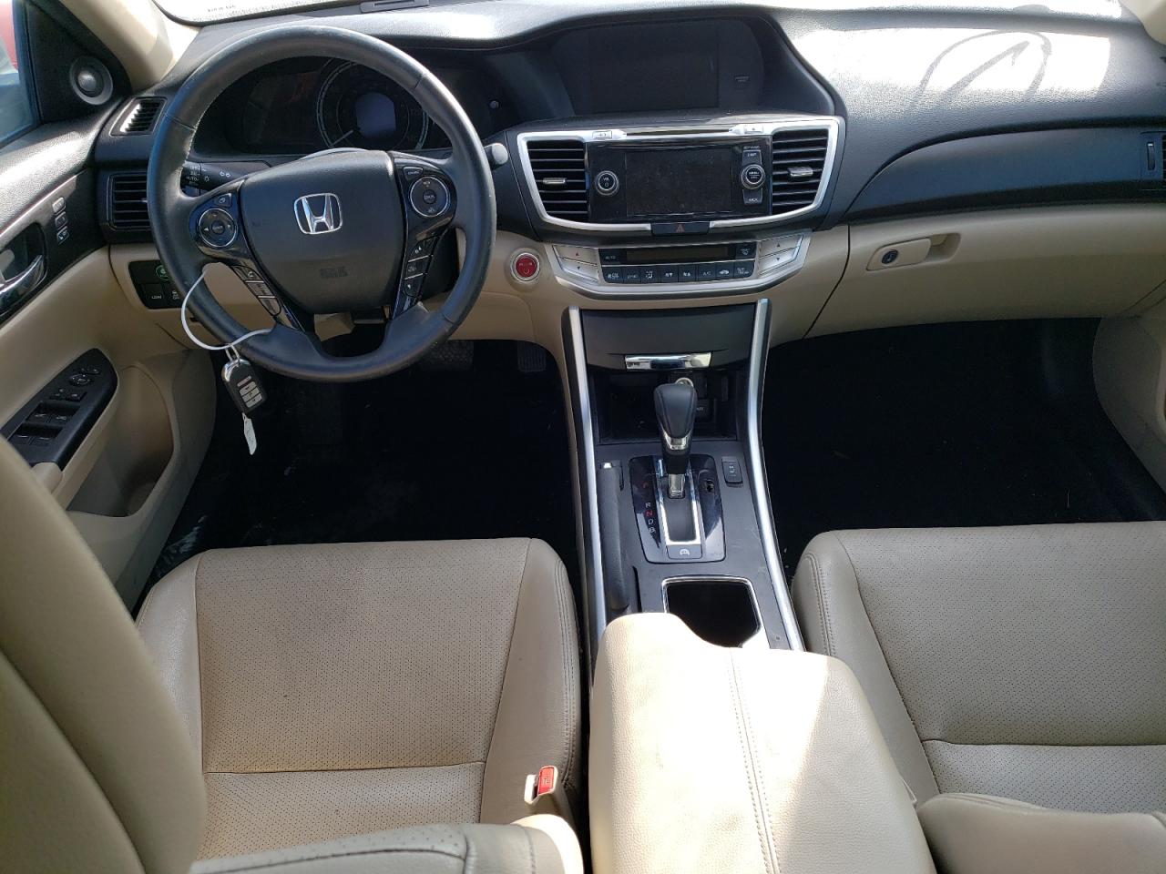 2015 Honda Accord VIN 1HGCR6F5XFA006921 Copart auction photo, rear end damage thumbnail 8