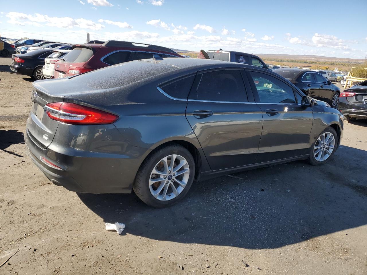 2020 Ford Fusion VIN 3FA6P0HD3LR212429 Copart auction photo, front end damage thumbnail 3