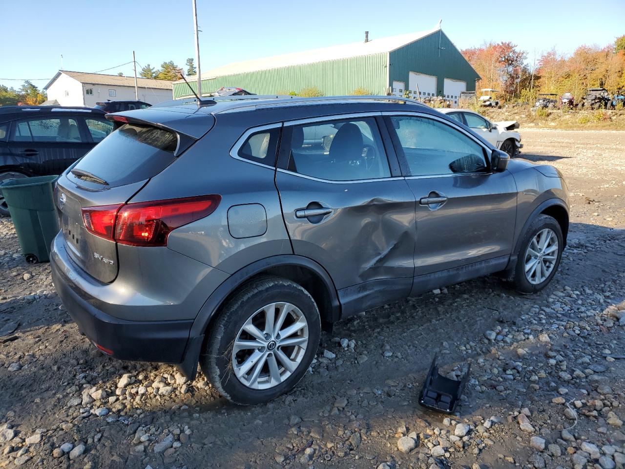 2017 Nissan Rogue VIN JN1BJ1CR0HW139787 Copart auction photo, side damage thumbnail 3