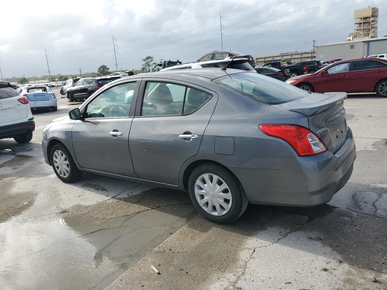 2019 Nissan Versa VIN 3N1CN7AP6KL858889 Copart auction photo, water/flood damage thumbnail 2