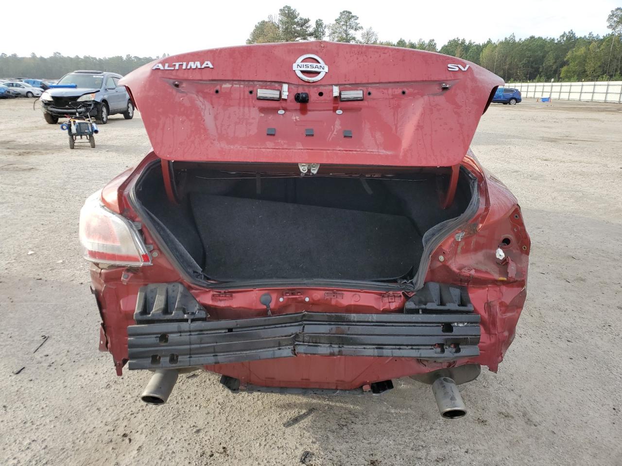 2015 Nissan Altima VIN 1N4AL3AP2FC268764 Copart auction photo, rear end damage thumbnail 6