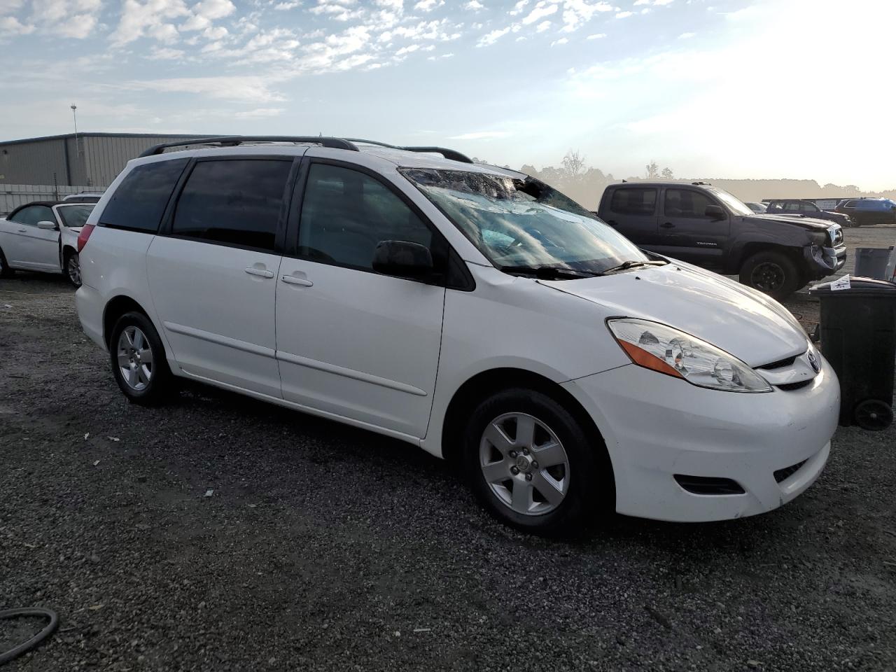 2006 Toyota Sienna VIN 5TDZA23C86S398179 Copart auction photo, top/roof damage thumbnail 4