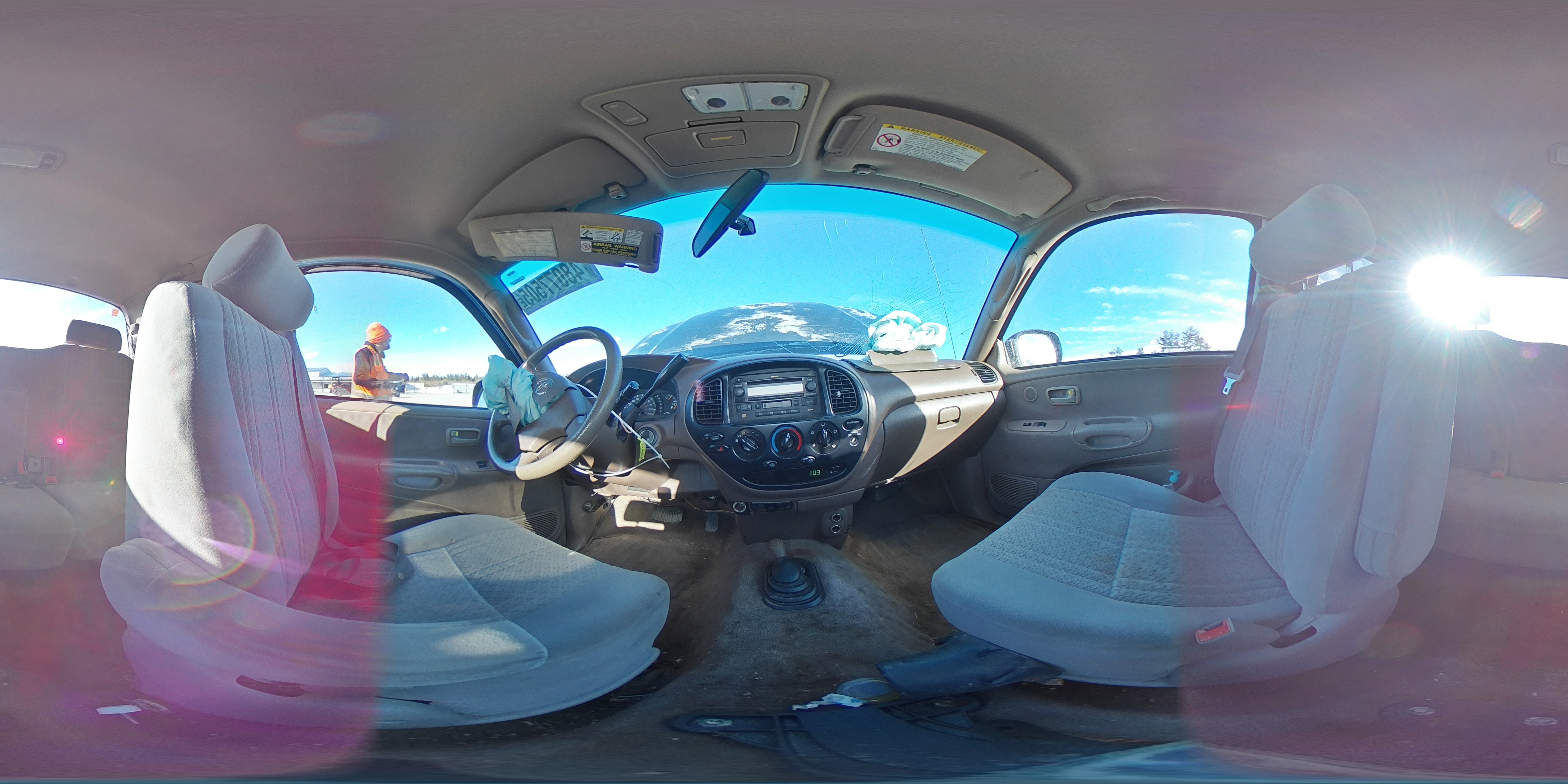 2003 Toyota Tundra VIN 5TBBN44123S397502 Copart auction photo, front end / side damage thumbnail 13