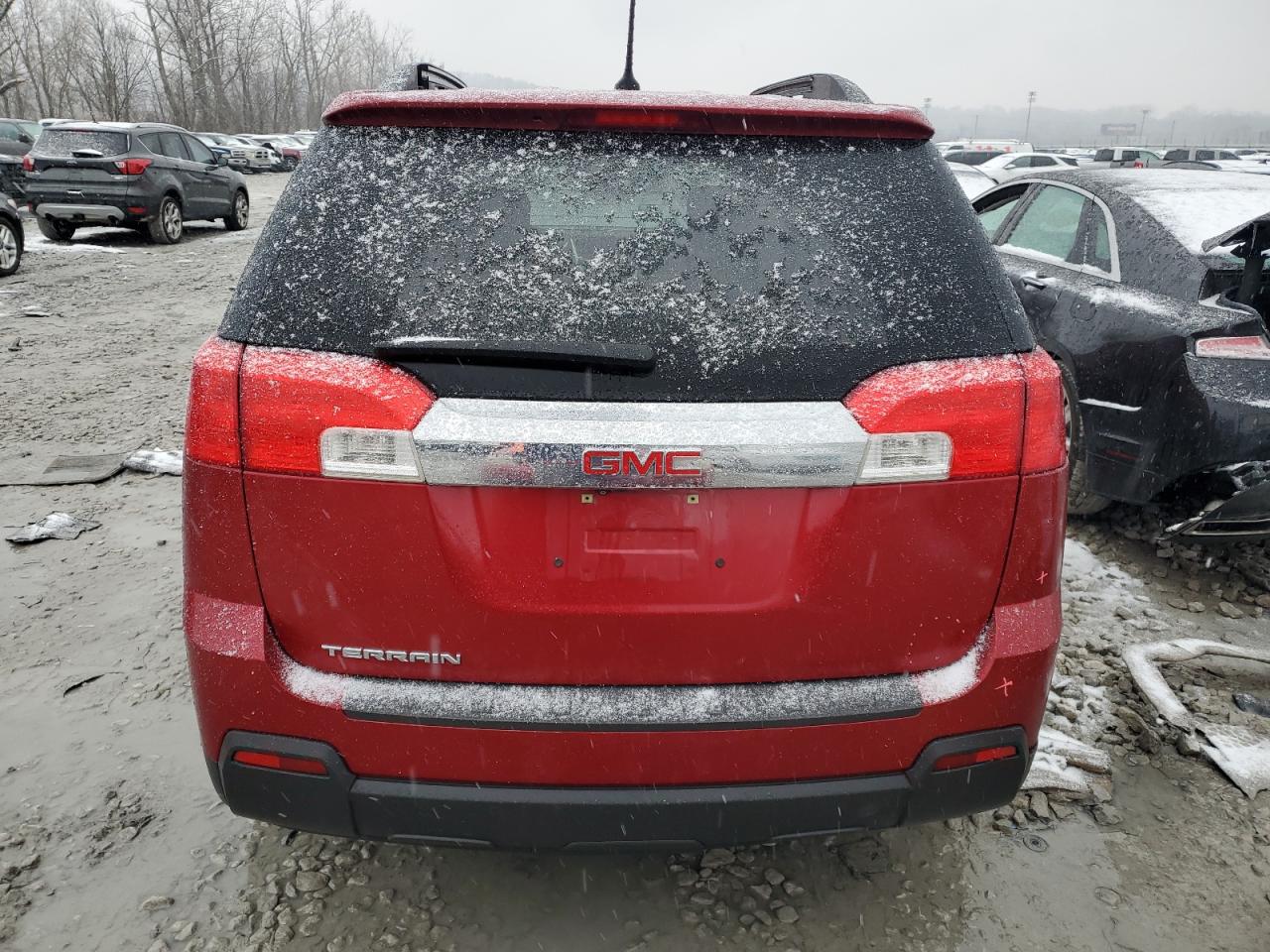 2013 GMC Terrain VIN 2GKALSEK9D6359155 Copart auction photo, front end / side damage thumbnail 6