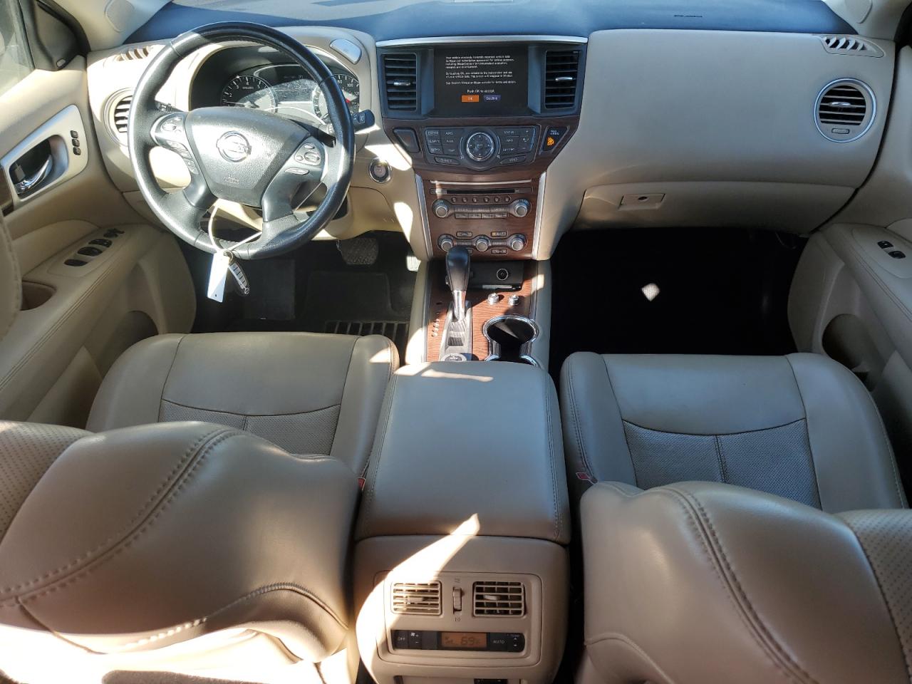 2017 Nissan Pathfinder VIN 5N1DR2MM6HC602696 Copart auction photo, rear end / front end damage thumbnail 8