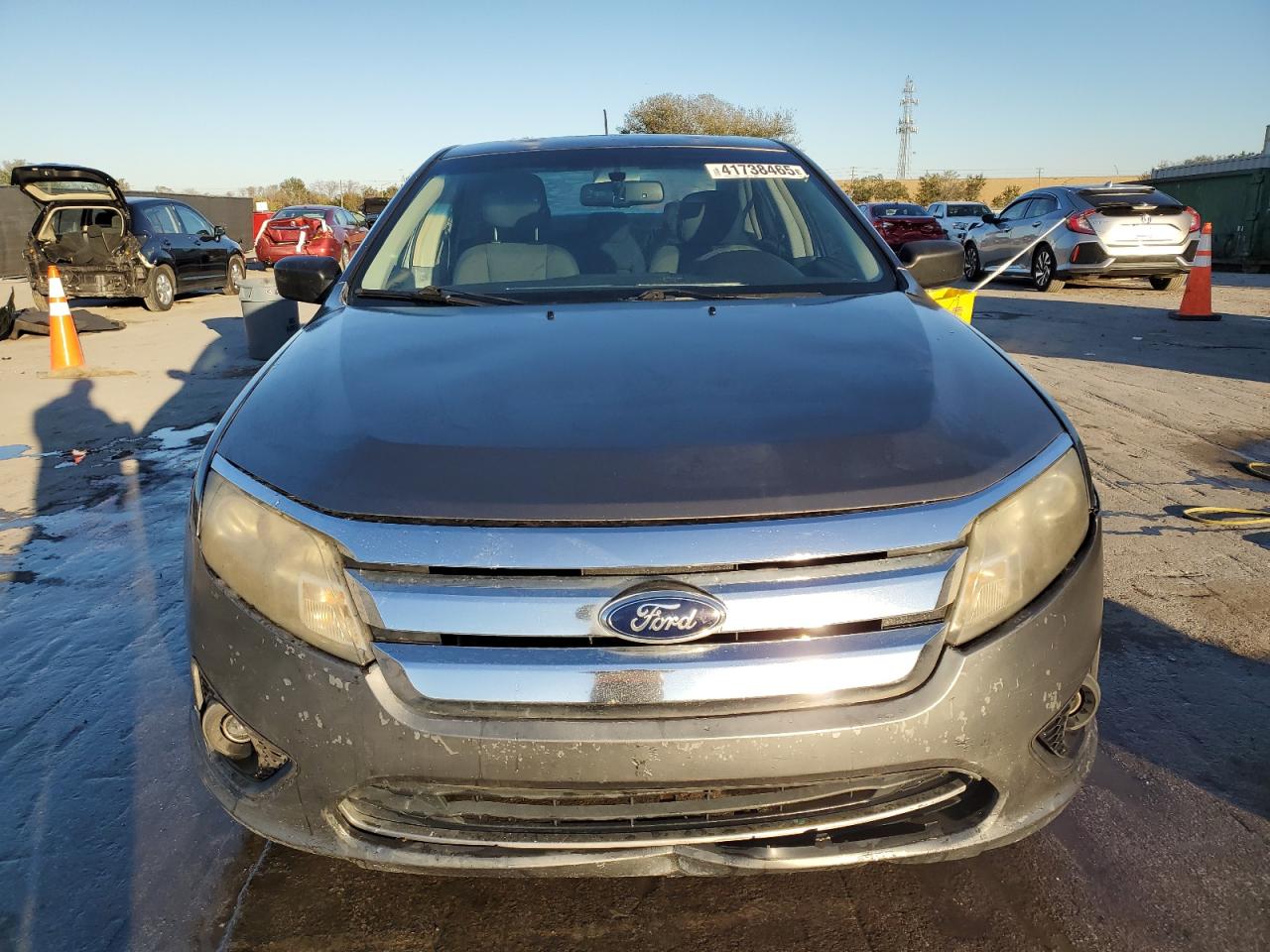 2010 Ford Fusion VIN 3FAHP0HA3AR420841 Copart auction photo, rear end / front end damage thumbnail 5