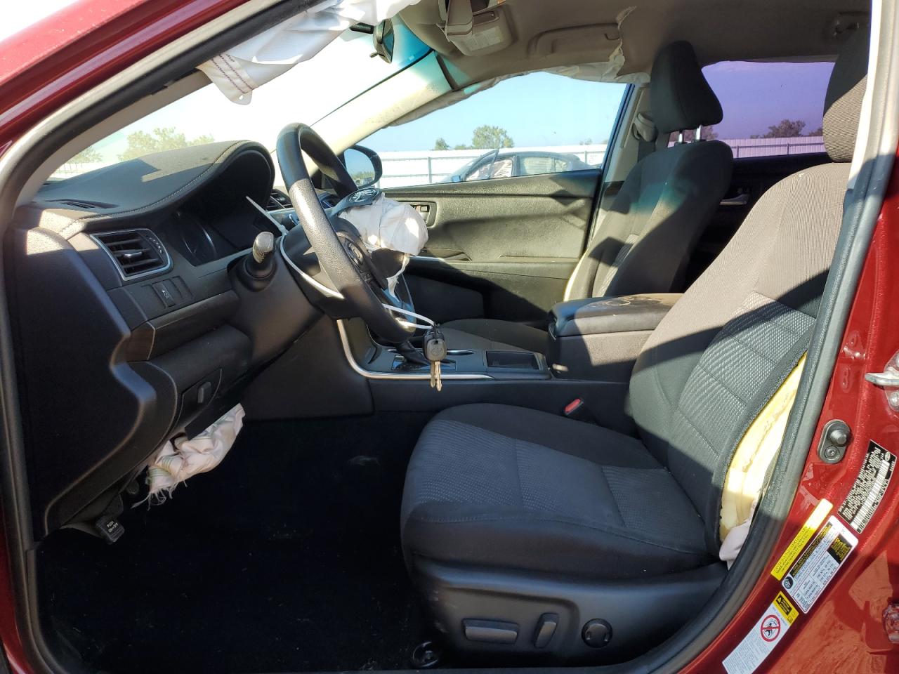 2017 Toyota Camry VIN 4T1BF1FK7HU749058 Copart auction photo, front end / rear end damage thumbnail 7