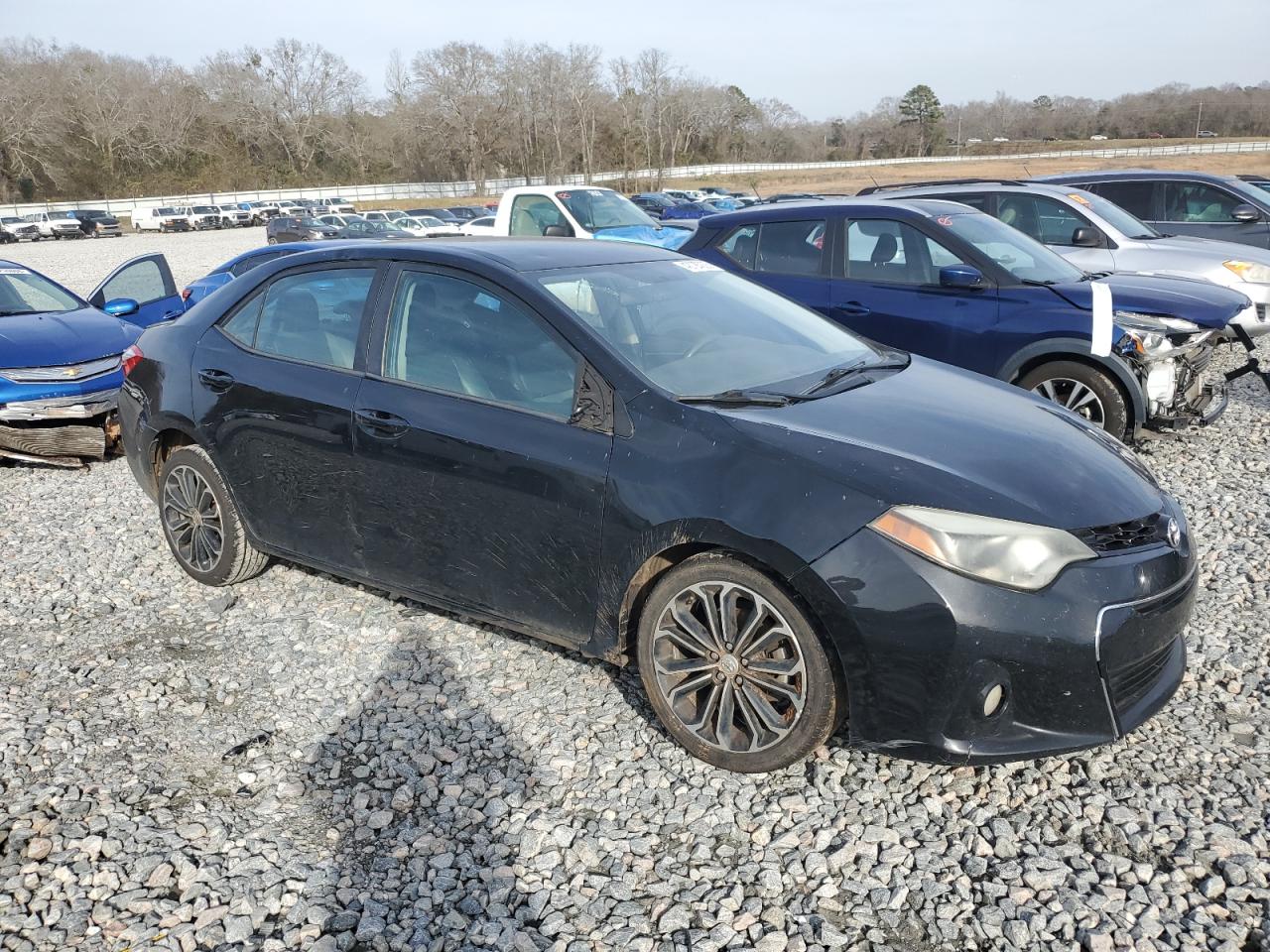 2015 Toyota Corolla VIN 2T1BURHE4FC477658 Copart auction photo, front end damage thumbnail 4