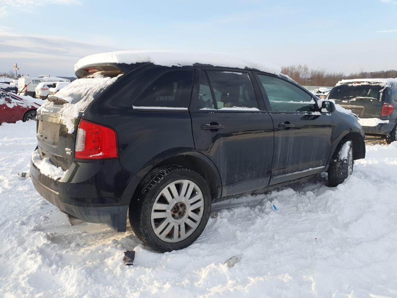 2012 Ford Edge VIN 2FMDK4JC2CBA90200 Copart auction photo, front end damage thumbnail 3