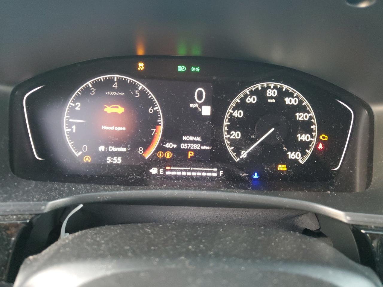 2022 Honda Civic VIN 2HGFE2F55NH551393 Copart auction photo, frame damage / front end damage thumbnail 9