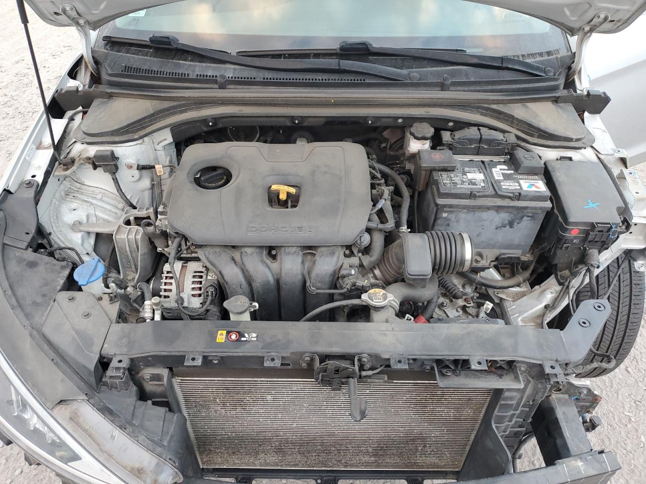 2019 Hyundai Elantra VIN KMHD84LF3KU785056 Copart auction photo, front end / side damage thumbnail 11