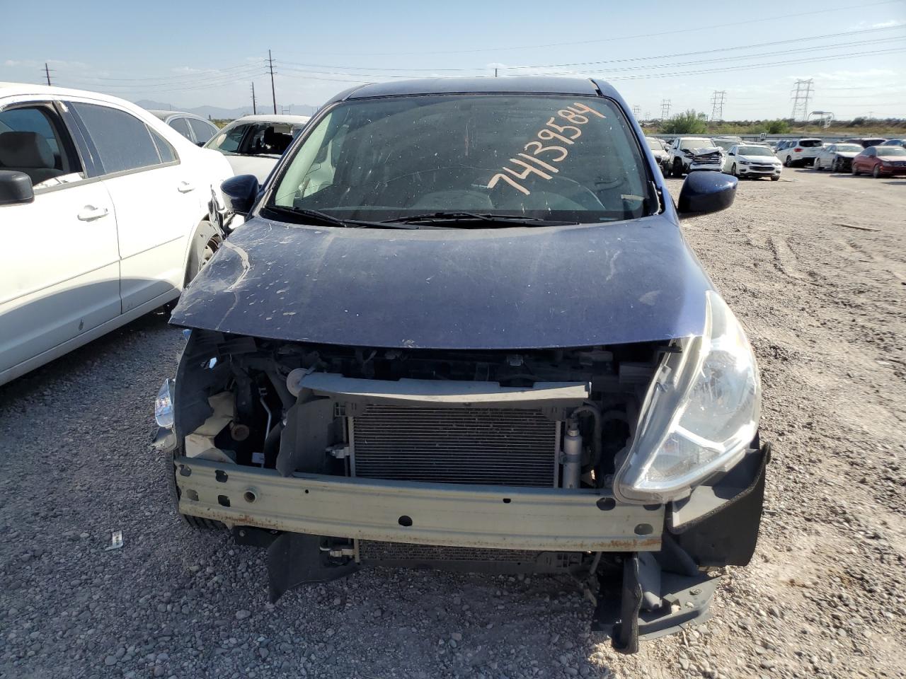 2018 Nissan Versa VIN 3N1CN7AP0JL802672 Copart auction photo, front end / undercarriage damage thumbnail 5