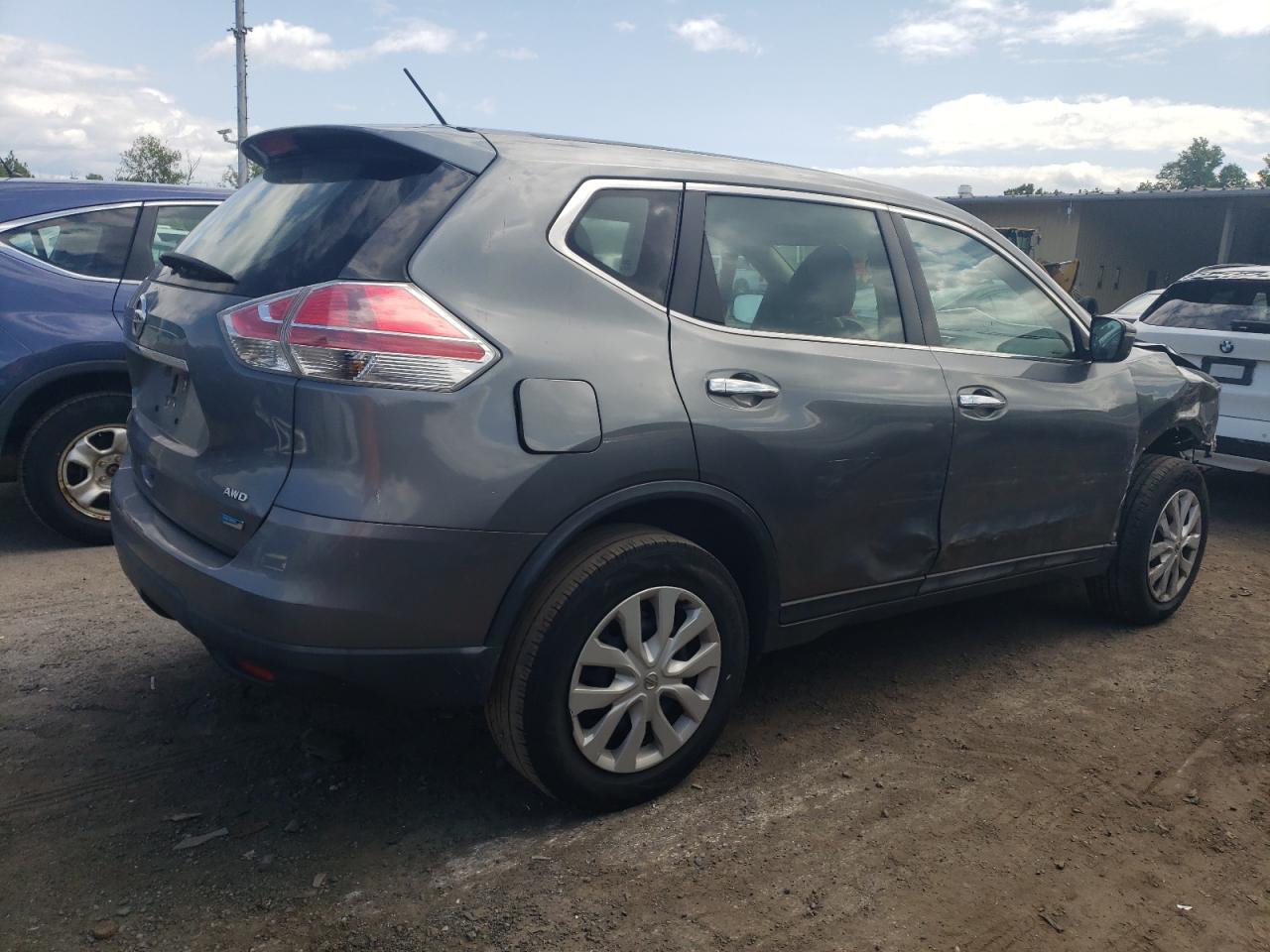 2014 Nissan Rogue VIN 5N1AT2MV7EC861349 Copart auction photo, front end / minor dent/scratches damage thumbnail 3