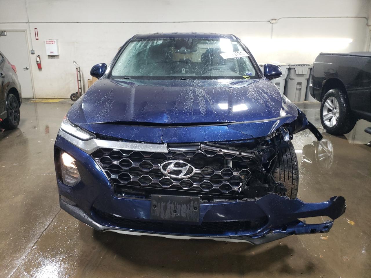 2020 Hyundai Santa Fe VIN 5NMS3CADXLH236145 Copart auction photo, front end damage thumbnail 5