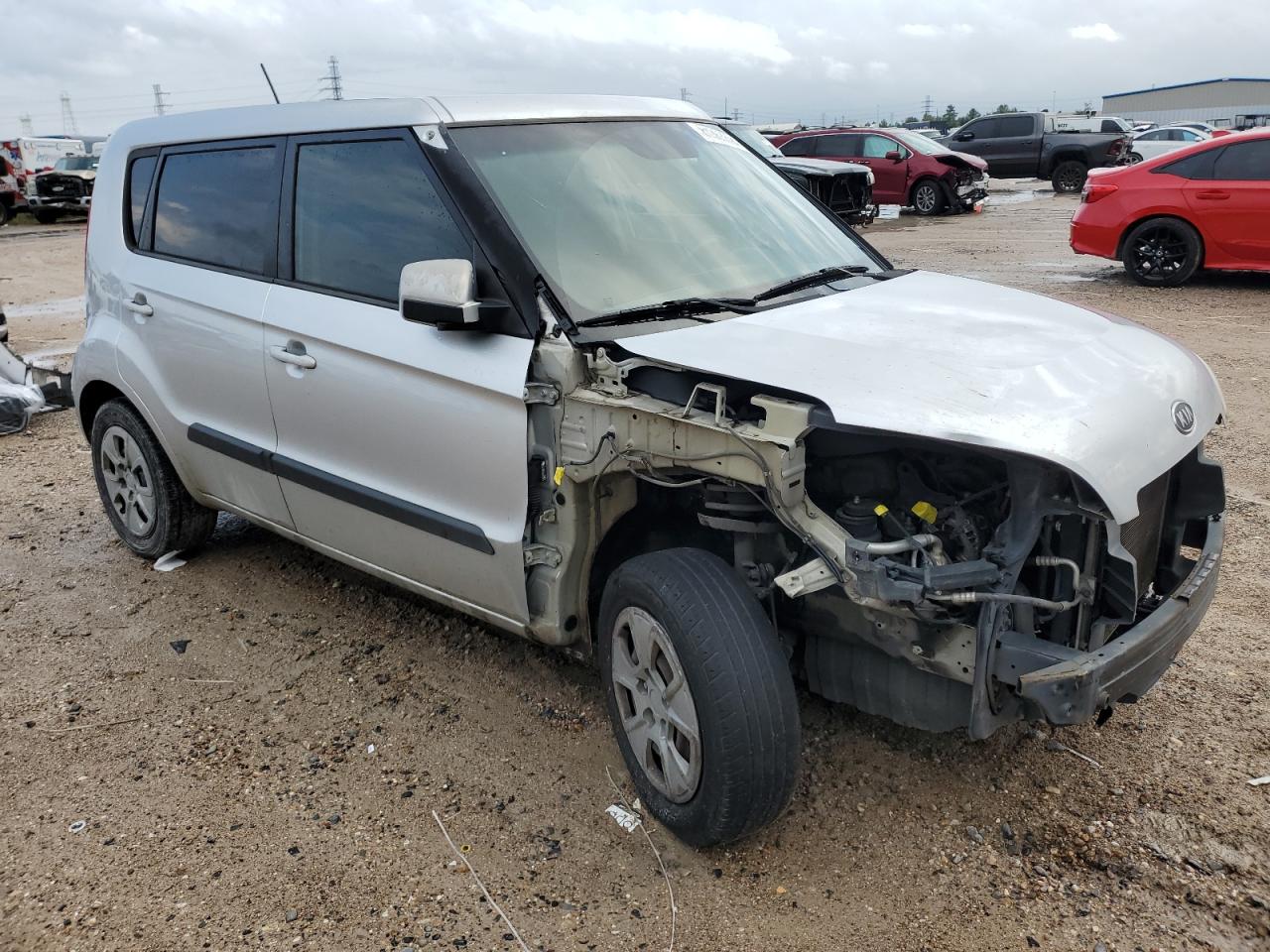 2012 KIA Soul VIN KNDJT2A5XC7453149 Copart auction photo, front end damage thumbnail 4