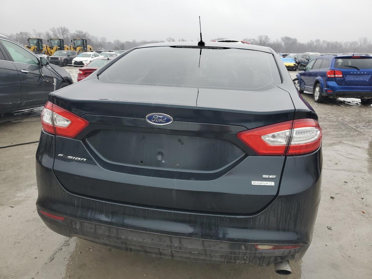 2014 Ford Fusion VIN 3FA6P0HD9ER120485 Copart auction photo, side / front end damage thumbnail 6