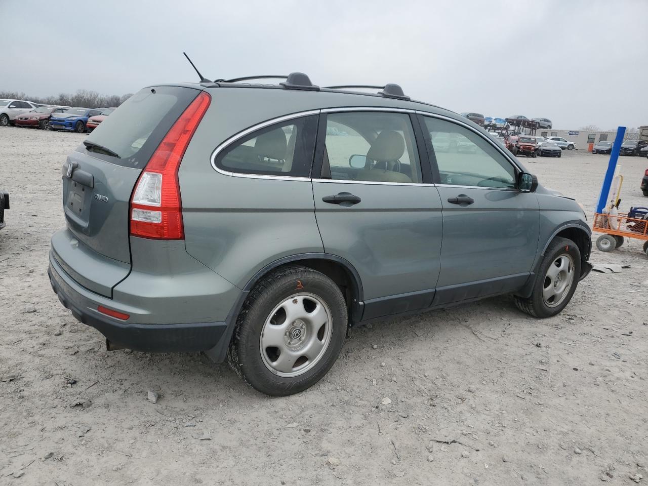2011 Honda CR-V VIN JHLRE4H36BC014620 Copart auction photo, front end damage thumbnail 3