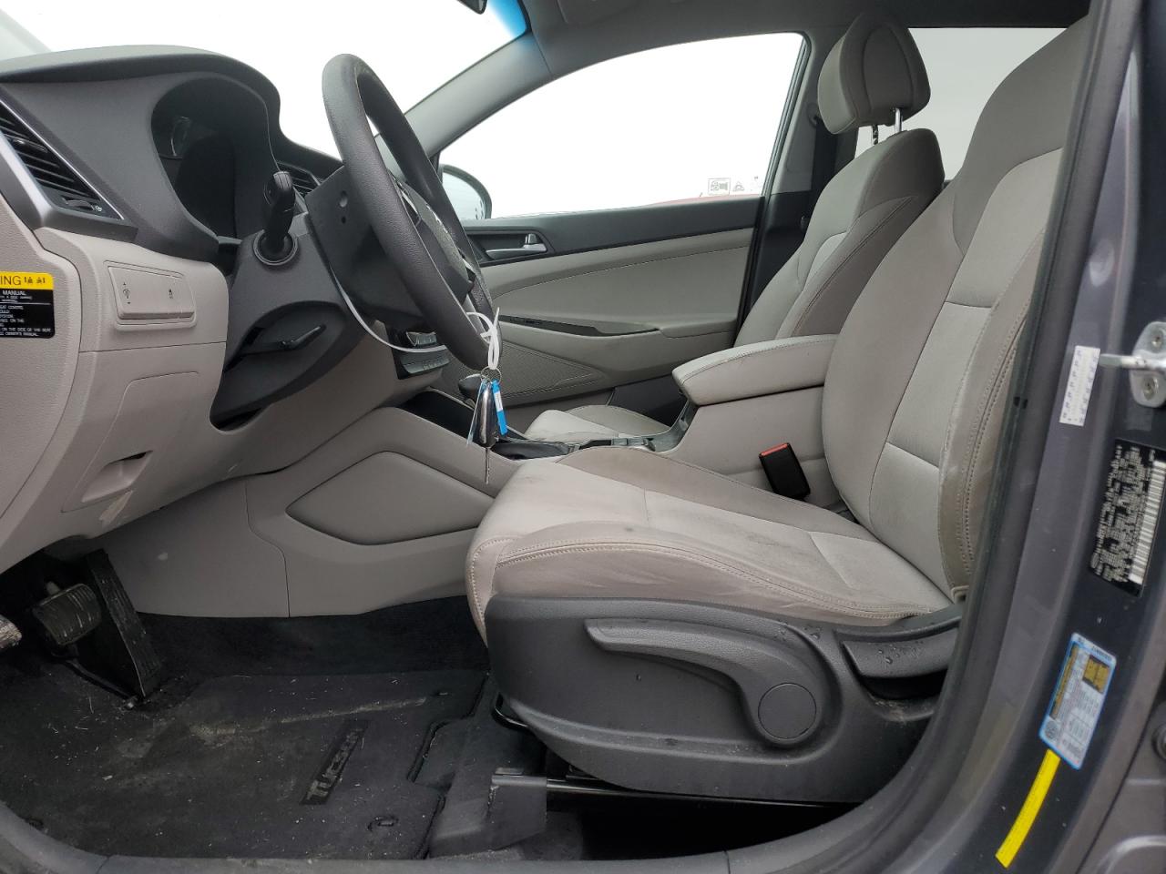 2016 Hyundai Tucson VIN KM8J23A46GU186997 Copart auction photo, side damage thumbnail 7