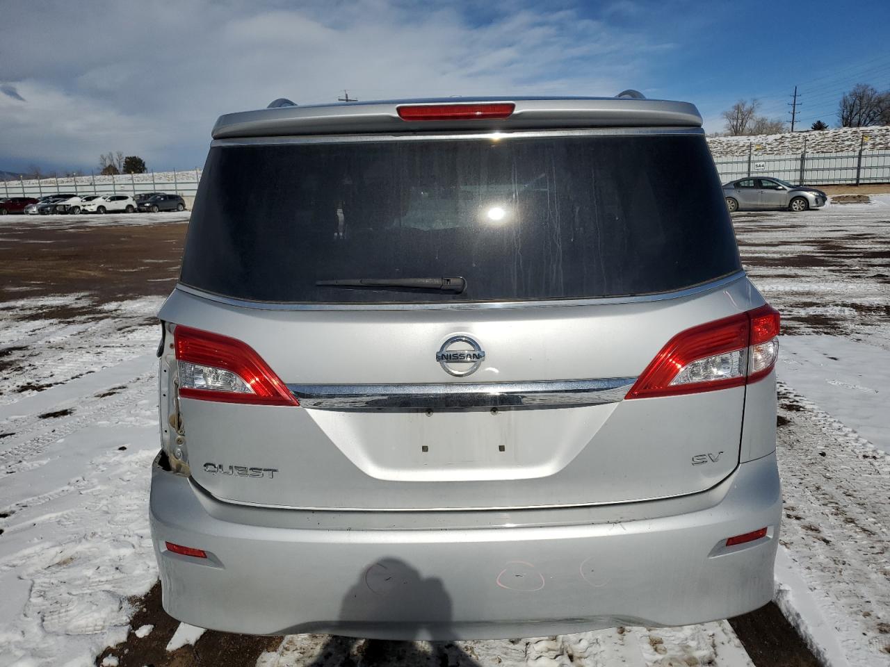 2017 Nissan Quest VIN JN8AE2KP0H9168745 Copart auction photo, side / front end damage thumbnail 6