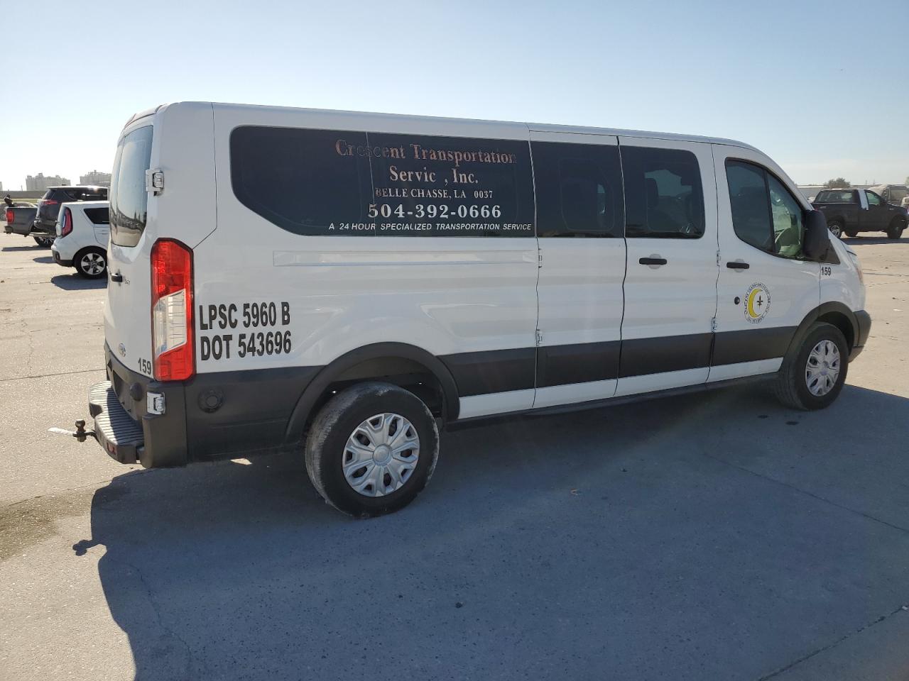 2019 Ford Transit VIN 1FBZX2ZM5KKB53893 Copart auction photo, side damage thumbnail 3