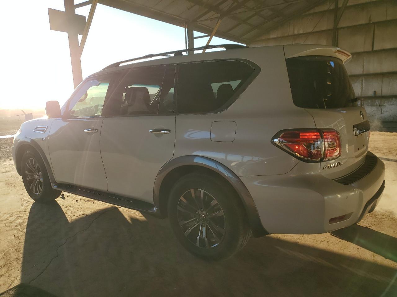 2017 Nissan Armada VIN JN8AY2ND1H9008639 Copart auction photo, side damage thumbnail 2