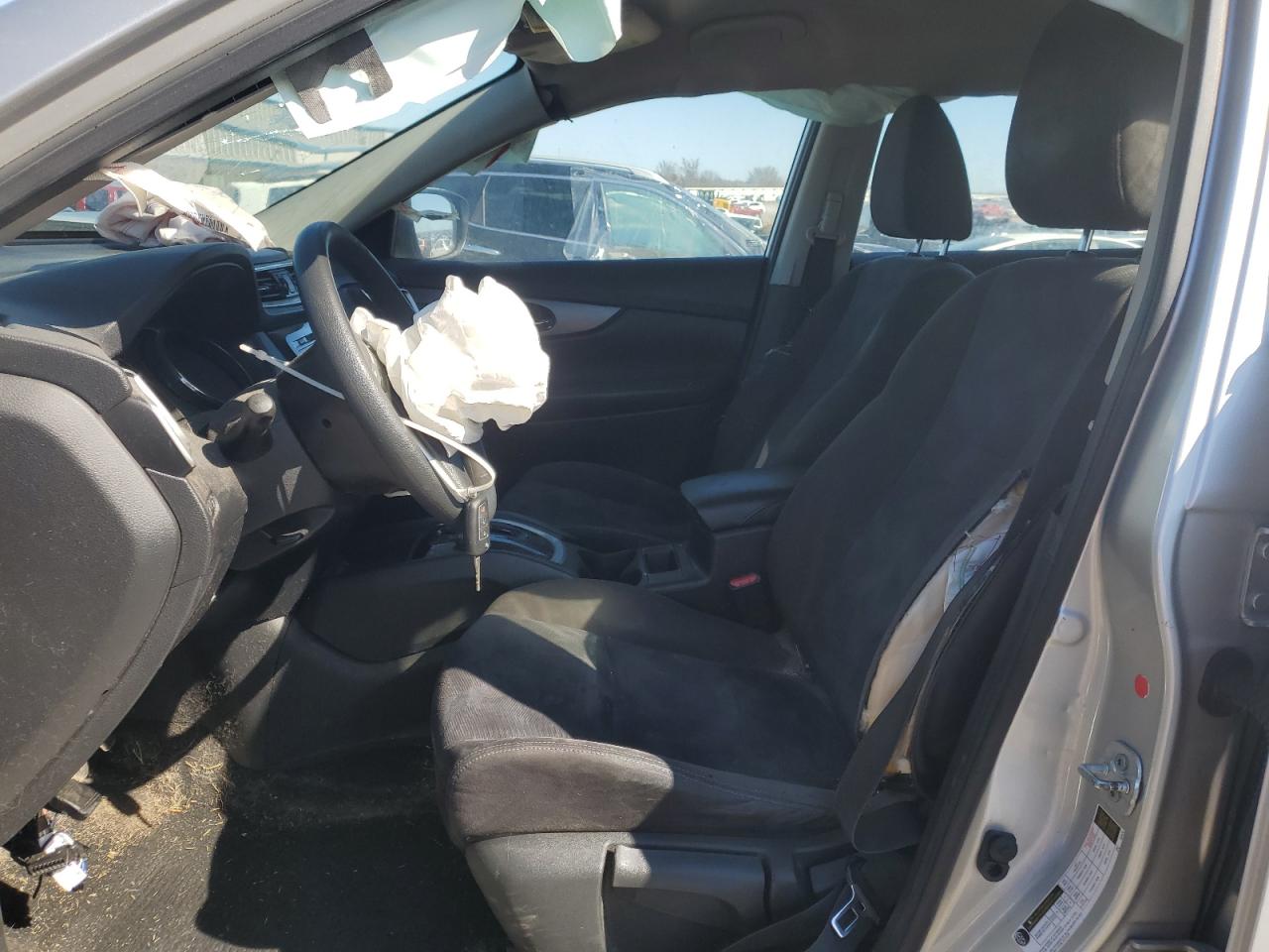 2015 Nissan Rogue VIN KNMAT2MV9FP522767 Copart auction photo, front end / side damage thumbnail 7