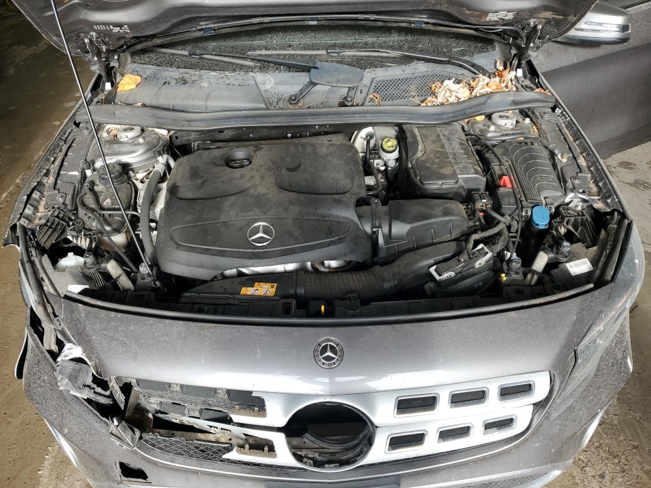2019 Mercedes-Benz GLA-klasse VIN WDCTG4GB9KJ564874 Copart auction photo, front end / side damage thumbnail 11