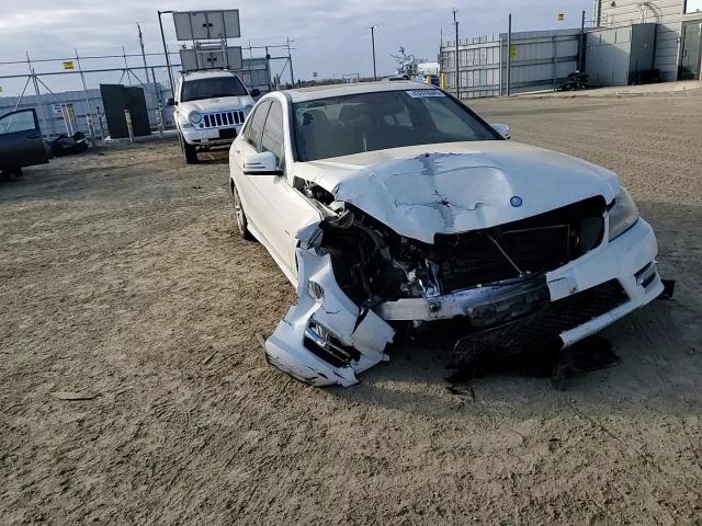 2012 Mercedes-Benz C-klasse VIN WDDGF4HB9CA597616 Copart auction photo, front end / rear end damage thumbnail 11