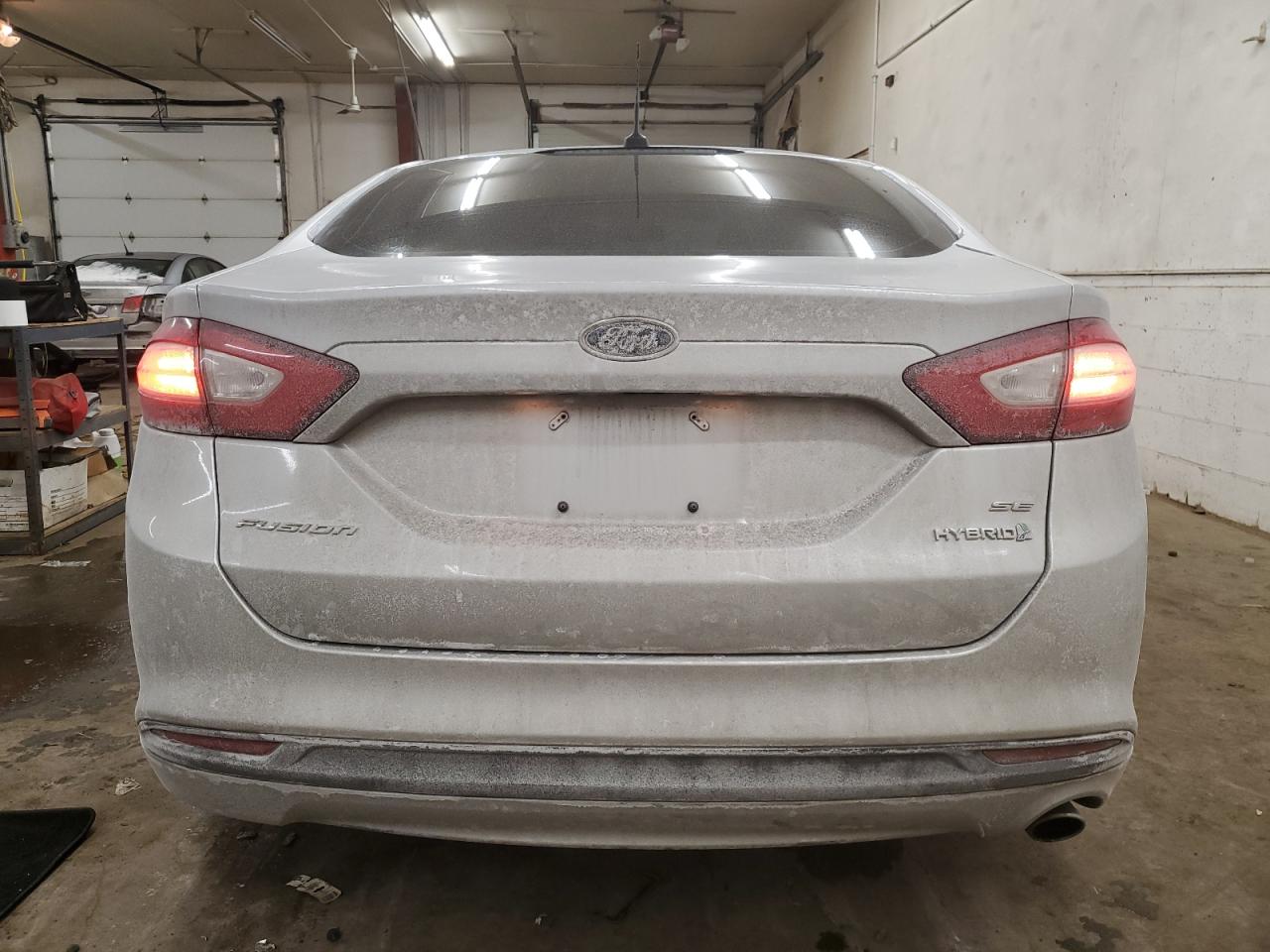 2014 Ford Fusion VIN 3FA6P0LU0ER339245 Copart auction photo, front end / hail damage thumbnail 6
