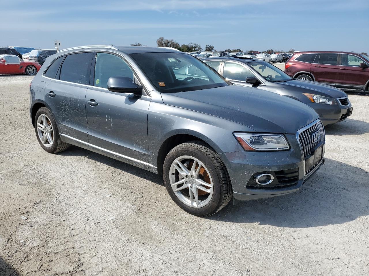 2014 Audi Q5 VIN WA1VMAFPXEA054972 Copart auction photo, water/flood damage thumbnail 4