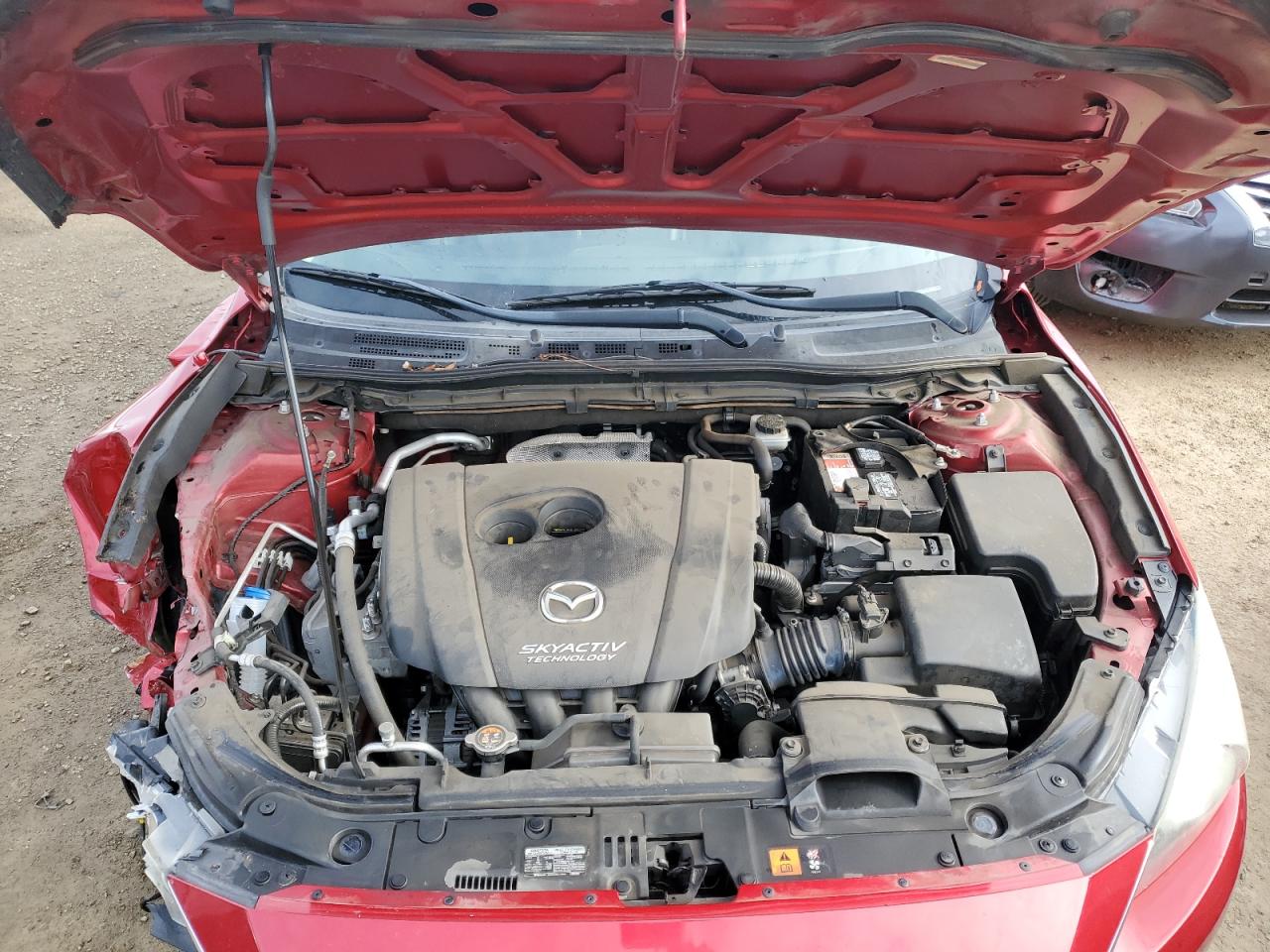 2016 Mazda 3 VIN JM1BM1N76G1334515 Copart auction photo, front end / undercarriage damage thumbnail 13