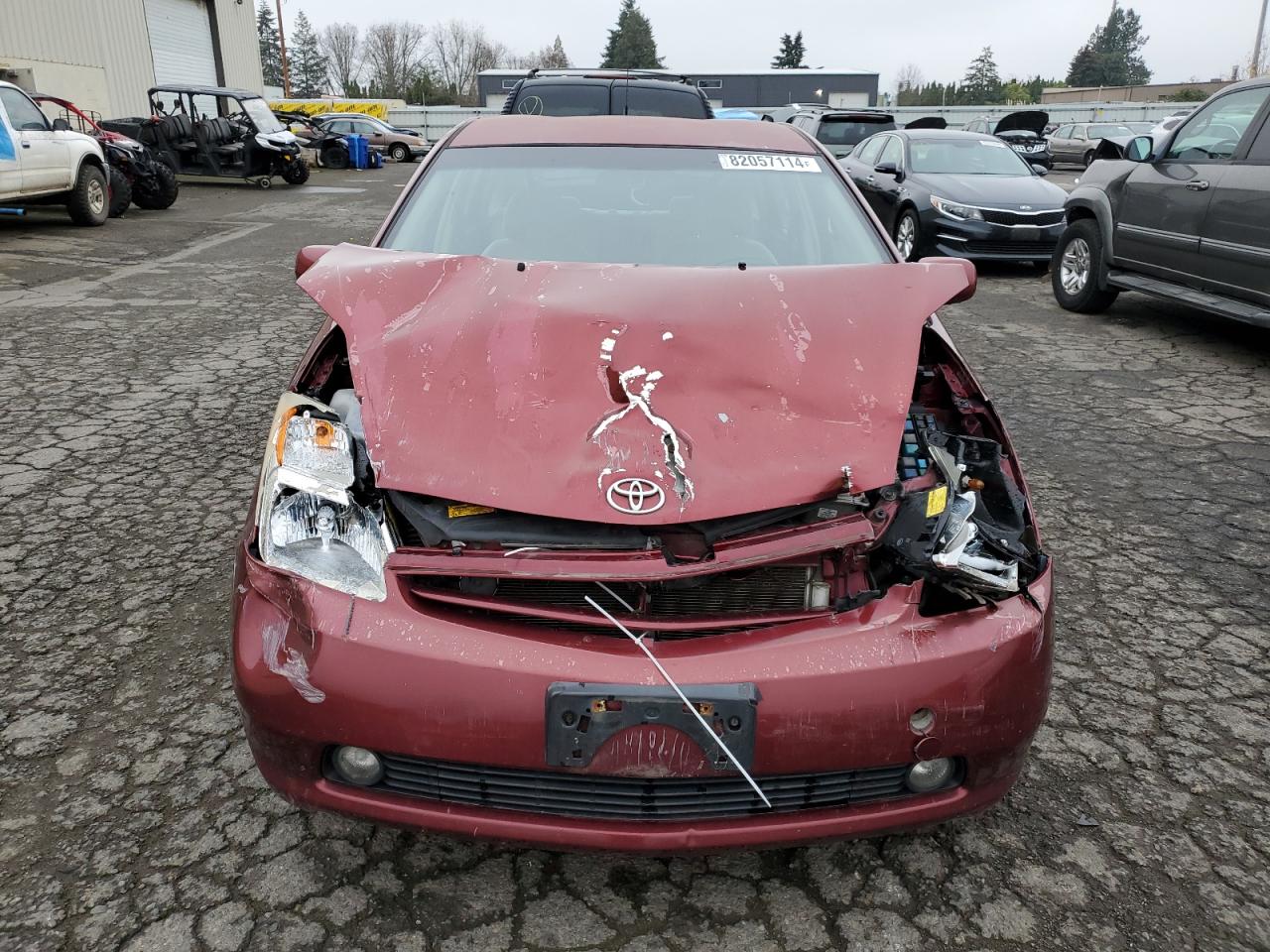 2005 Toyota Prius VIN JTDKB20UX57023365 Copart auction photo, all over damage thumbnail 5