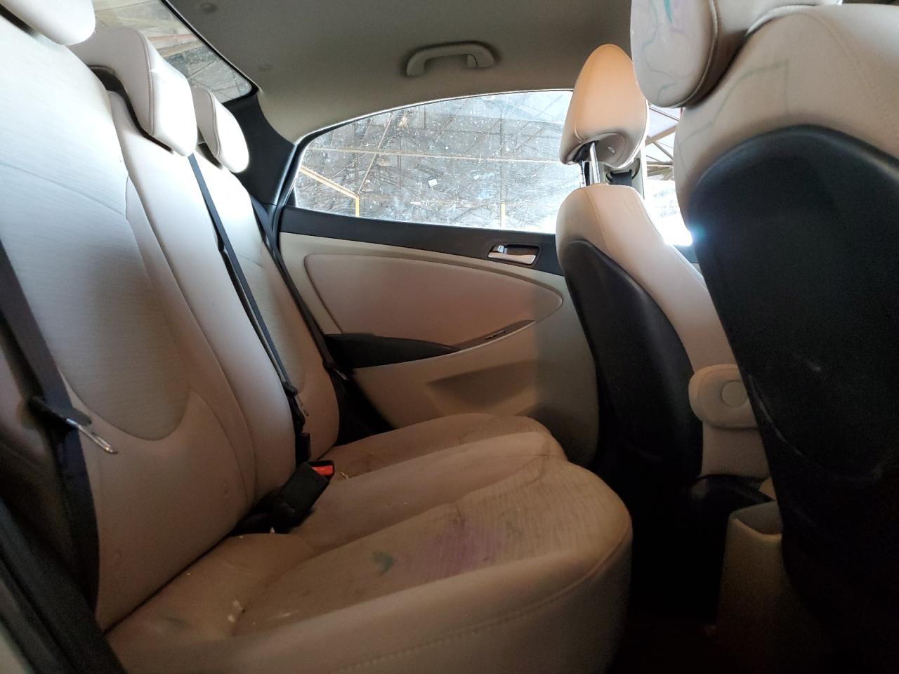 2017 Hyundai Accent VIN KMHCT4AE2HU201811 Copart auction photo, front end / rear end damage thumbnail 10